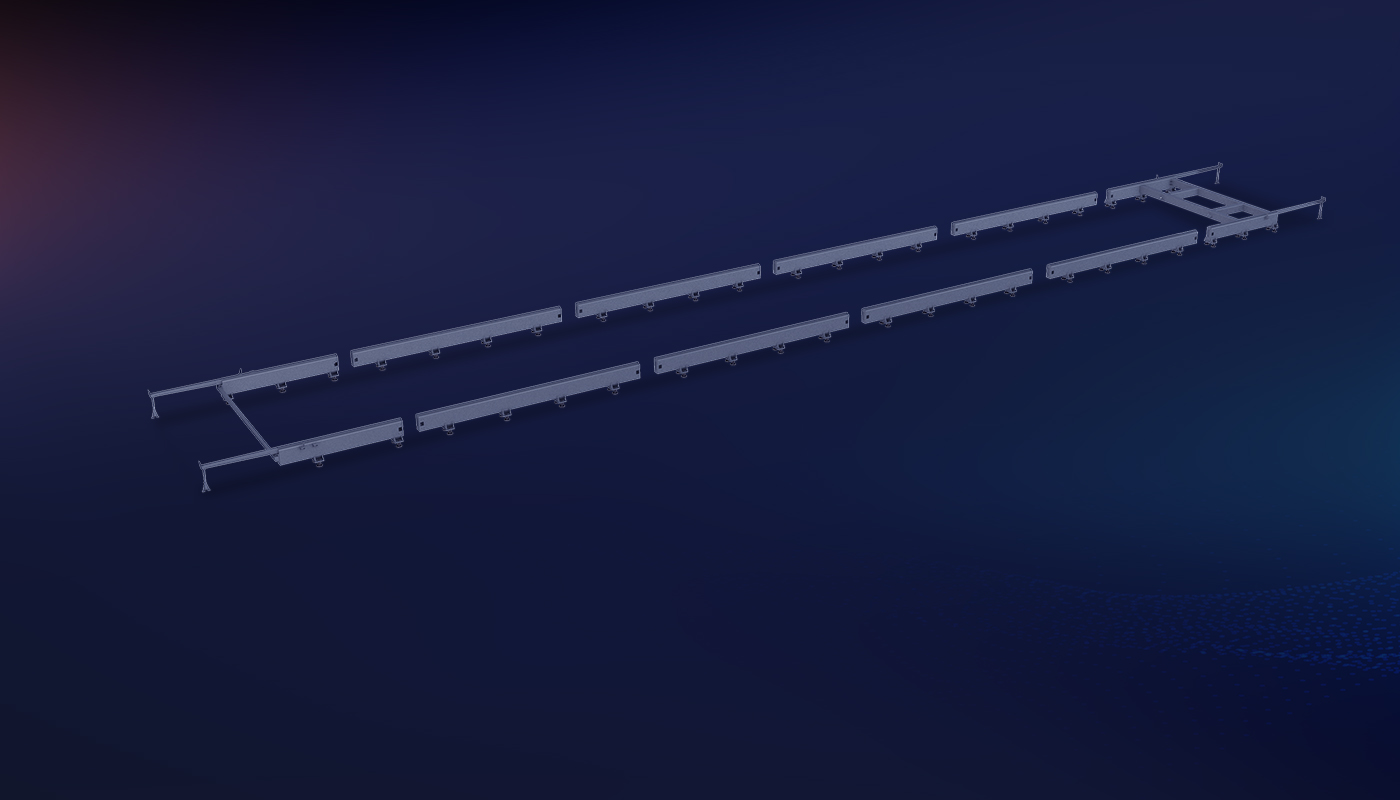 分段式拼接床身