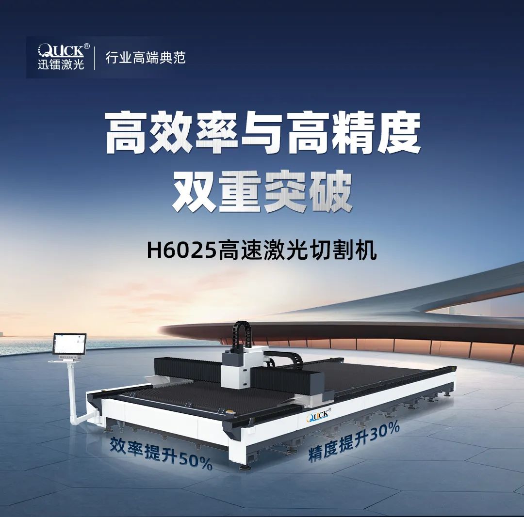 高效率與高精度雙重突破——迅鐳激光H6025高速激光切割機熱銷爆款火力全開！(圖2)